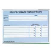 Regin REGP70 Dry Pipe Pressure Test Certificates